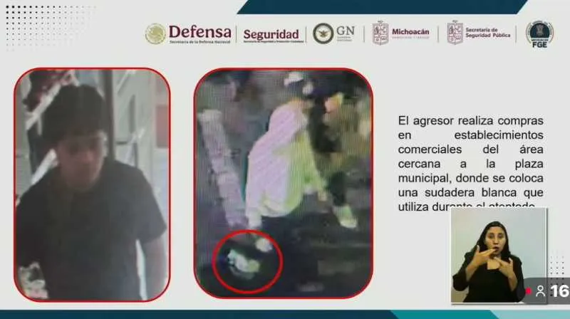 El supuesto agresor tenía alrededor de 19 años/Fiscalía Michoacán