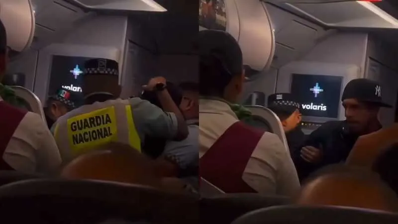 En un inició trascendió que el hombre había amenazado con estallar una bomba en vuelo/X