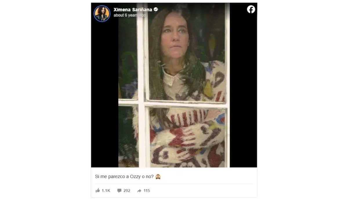 Esta fue la vez que la cantante mexicana reaccionó a la comparación con Ozzy/Facebook
