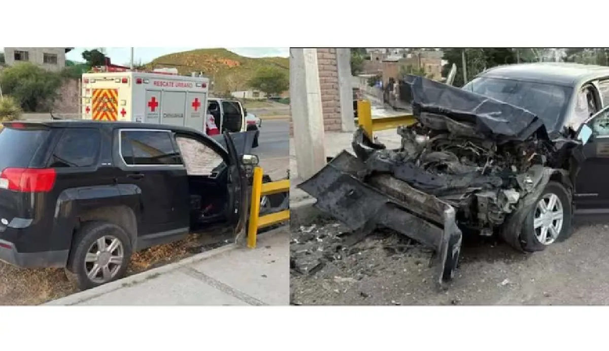 Así quedó la camioneta de Yanin tras el fatal accidente que le costó la vida/X