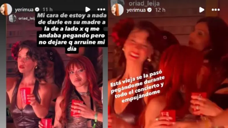 Yeri Mua señaló a una mujer de molestarla durante el concierto/IG: @yerimua