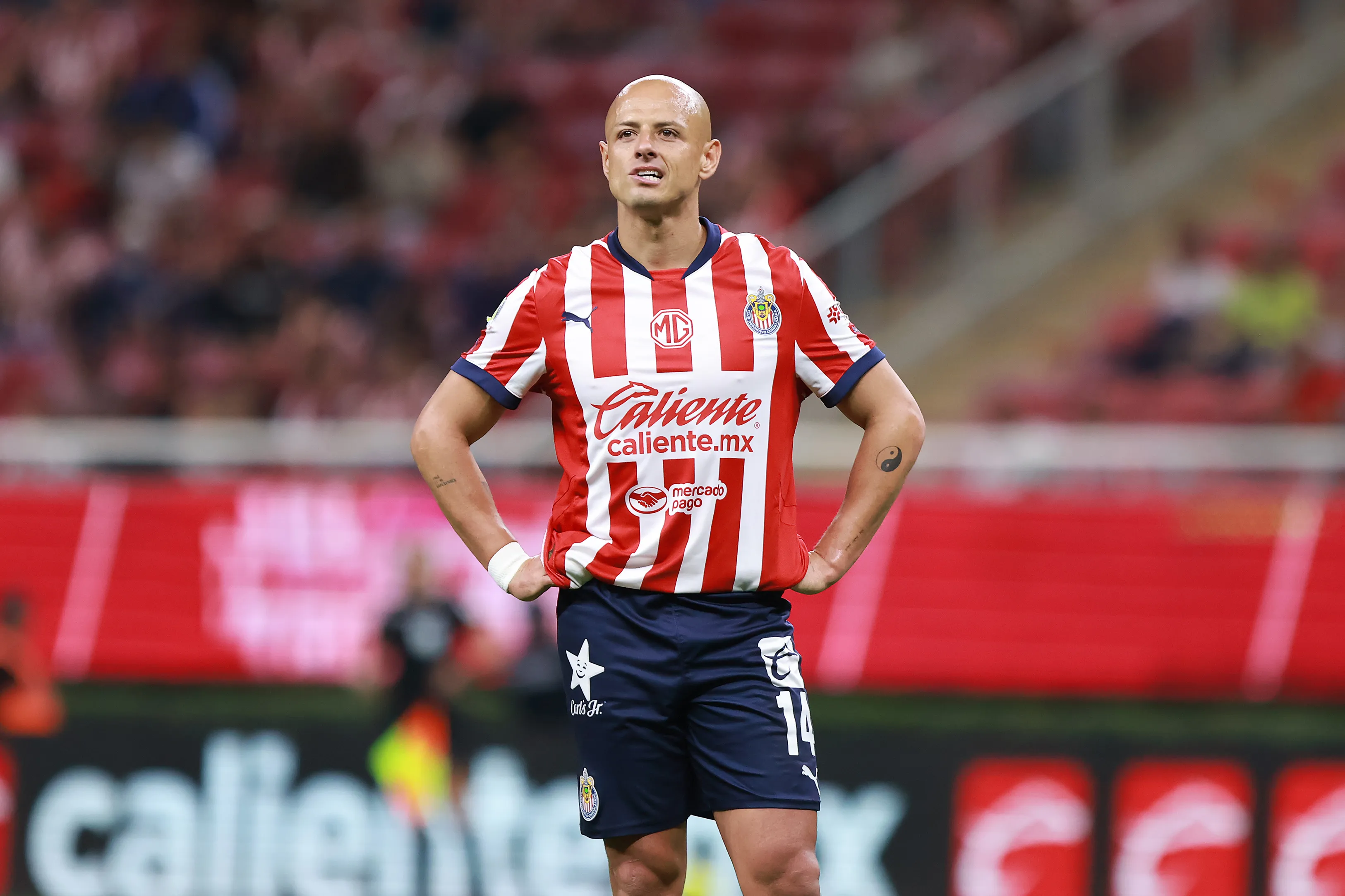 Chicharito no ha tenido éxito con Chiva