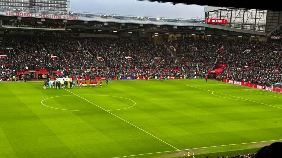 Interior del Old Trafford en Manchester