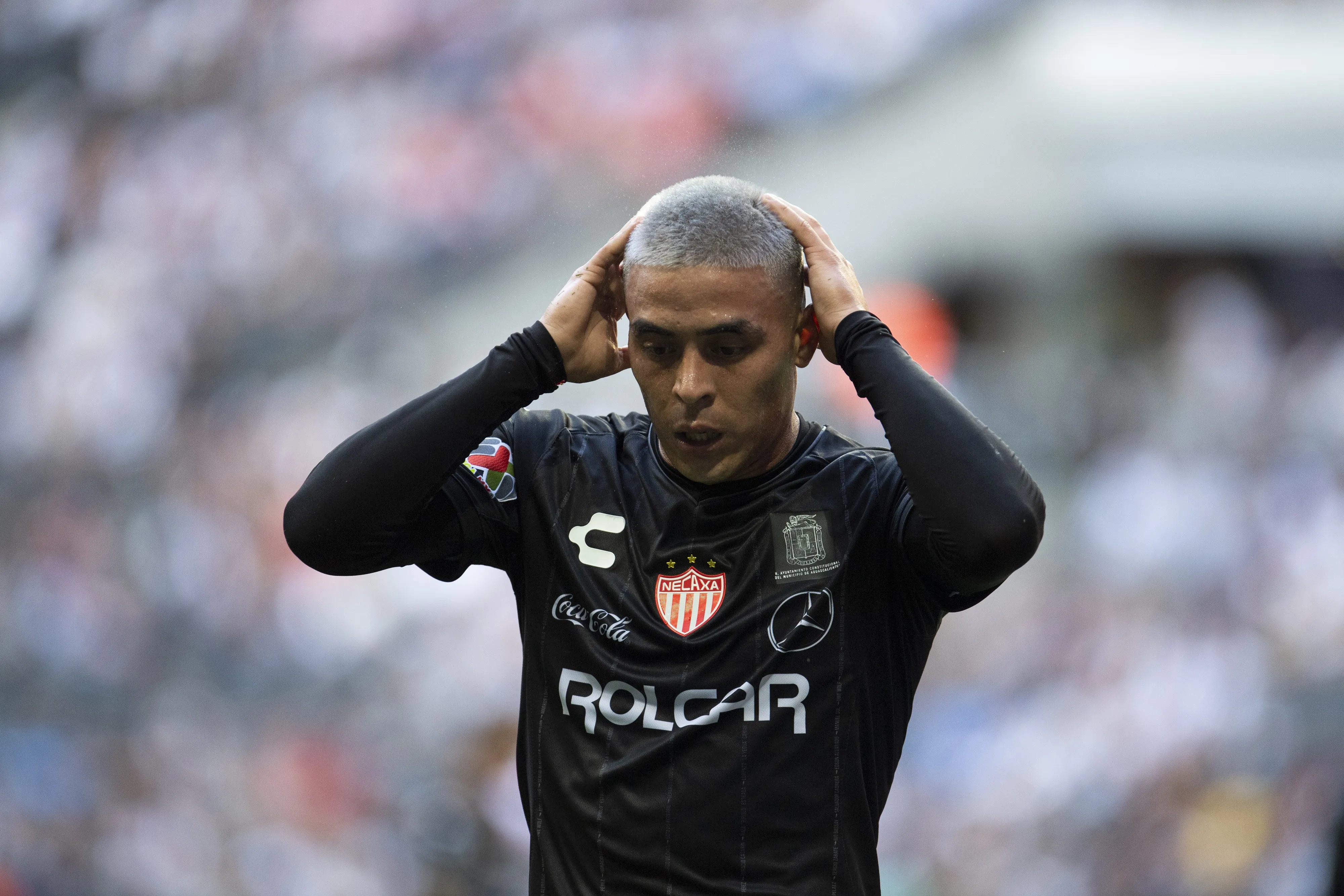 Brian Fernández jugó con Necaxa en México