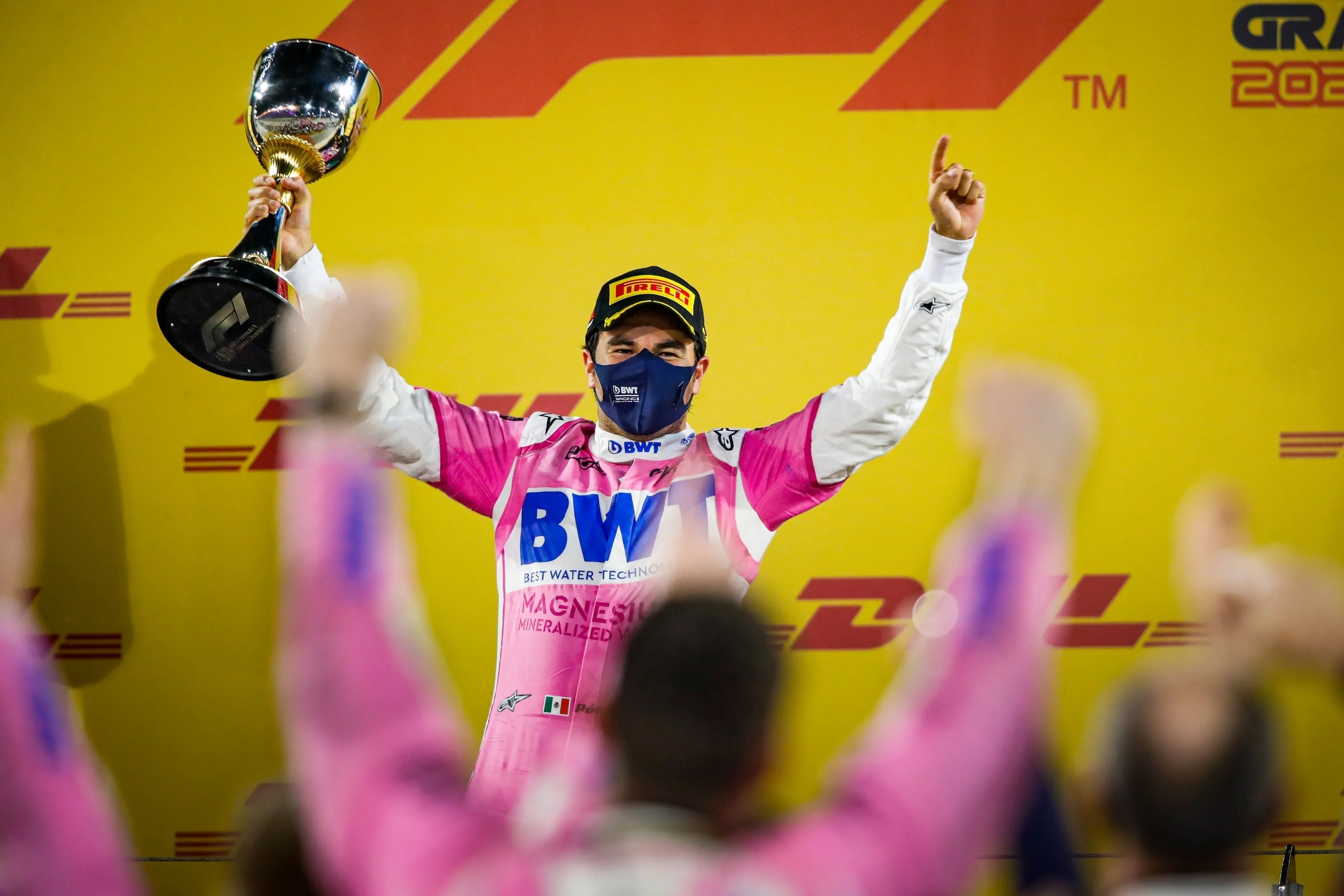 La victoria en Sakhir en 2020 fue la primera de Checo Pérez en F1