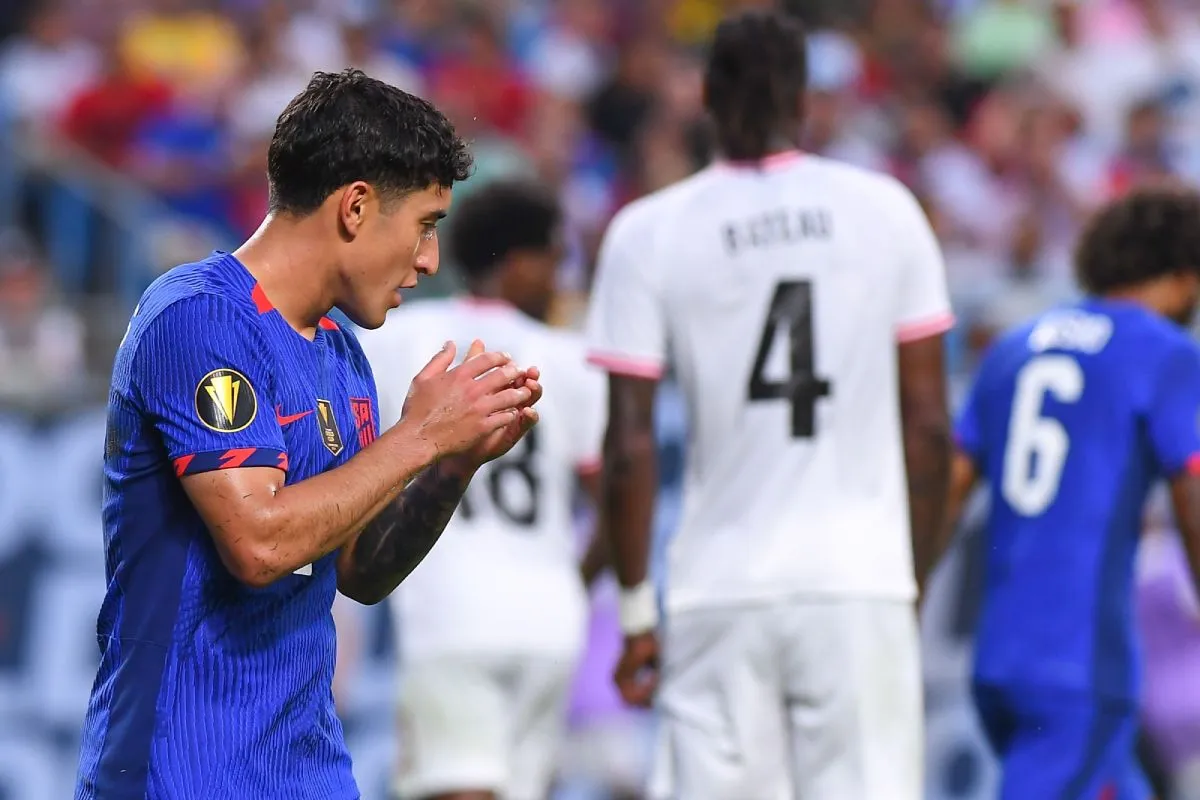 Zendejas finalmente pudo jugar con Estados Unidos