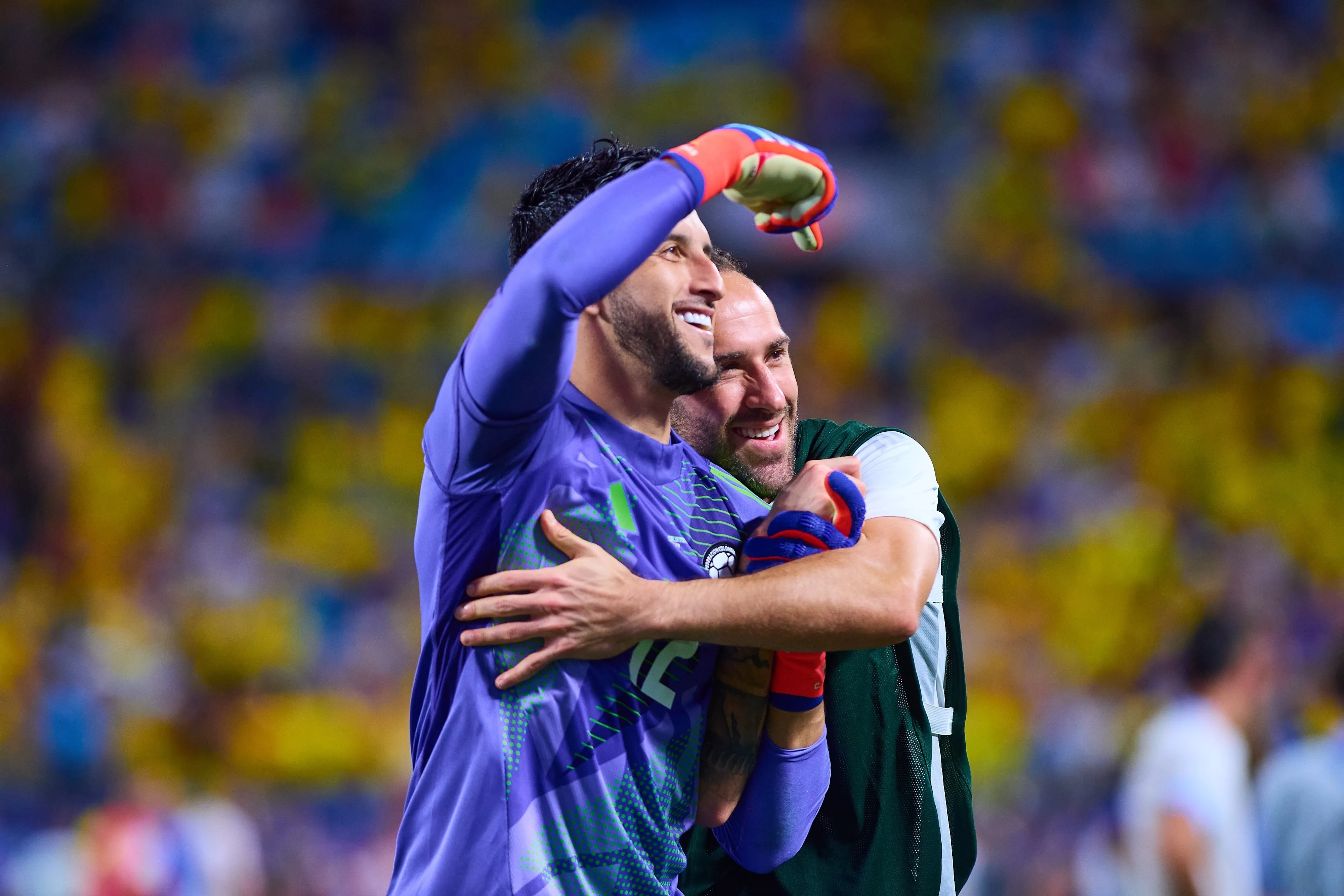Ospina y Camilo Vargas con la Selección de Colombia