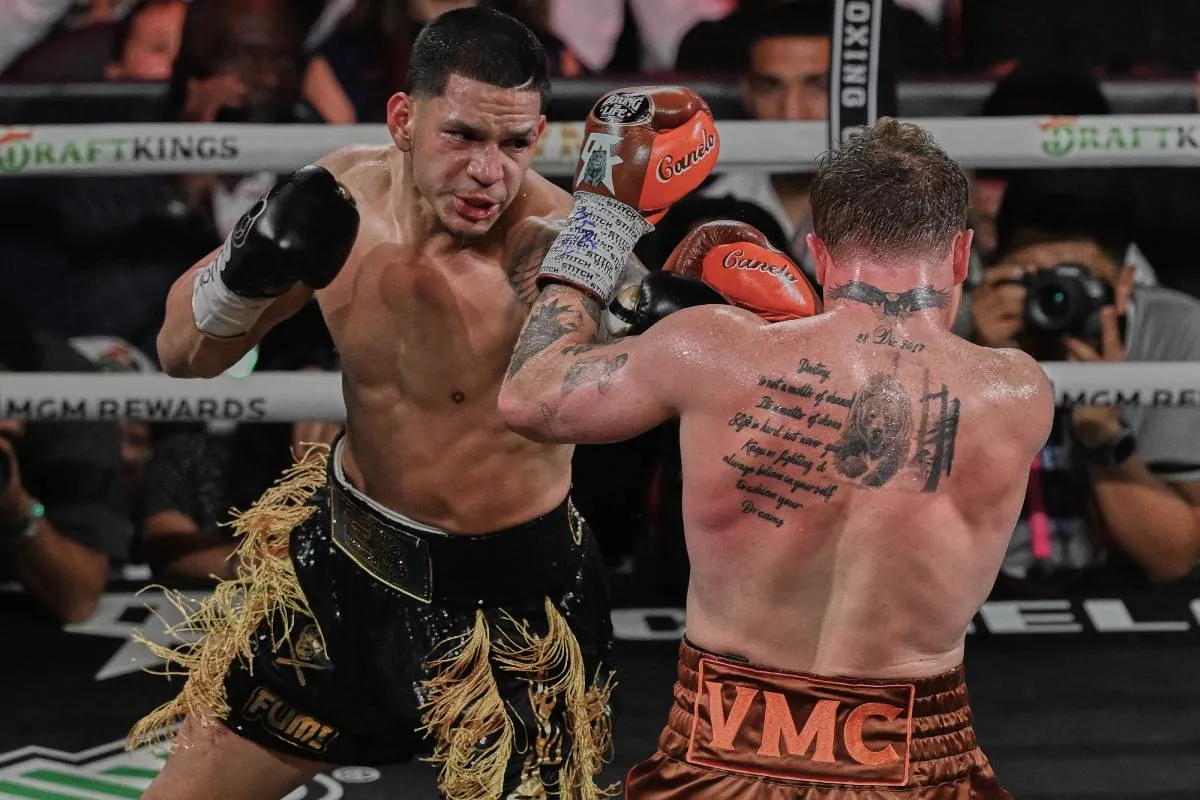 Canelo Álvarez en pelea