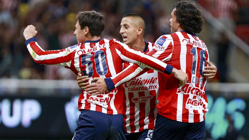 Chivas celebra la victoria | MEXSPORT