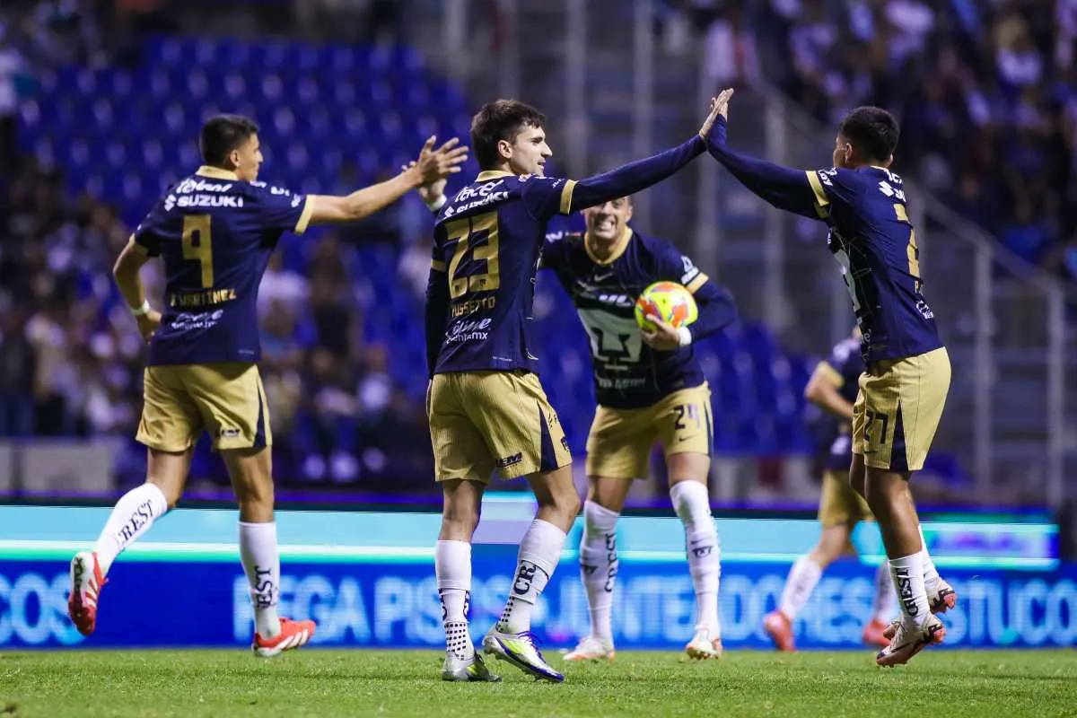 Pumas remontó ante Puebla este viernes