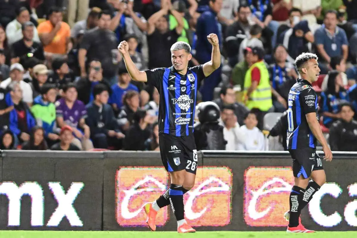 Bogarín hizo el tanto de la victoria para los queretanos