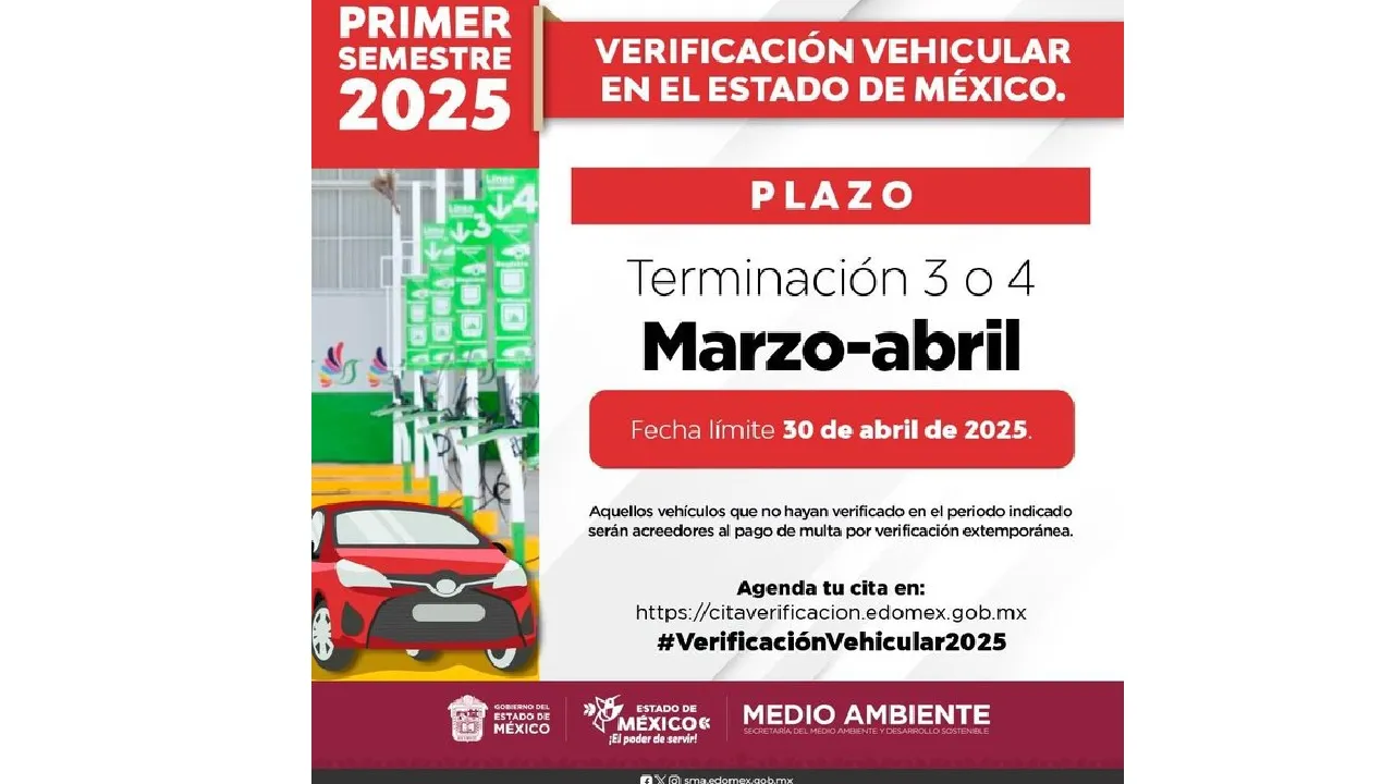 La podrás realizar en un horario de lunes a viernes de las 08:00 a 19:00 horas y los sábados de 08:00 a 15:00 horas/Estado de México