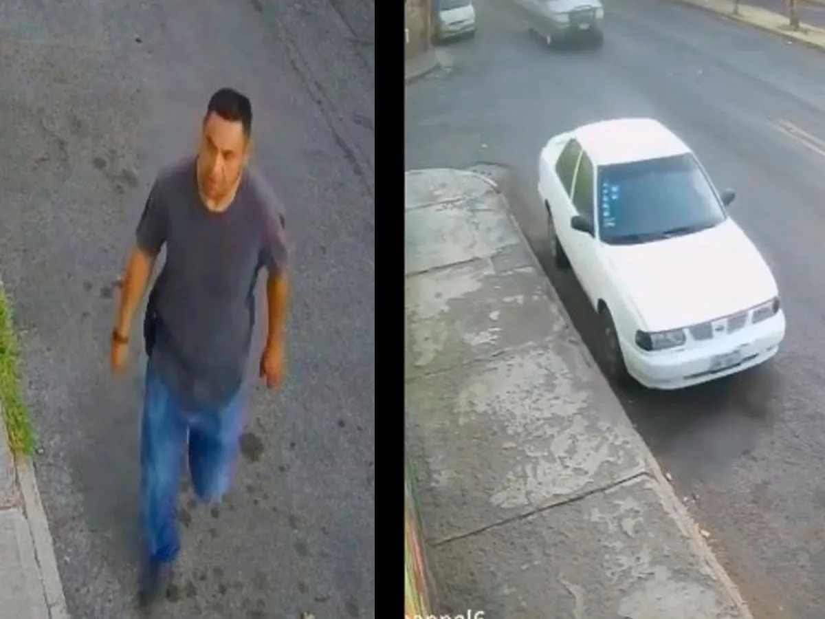 El hombre fue captado siguiendo a la joven desde una avenida / Redes Sociales