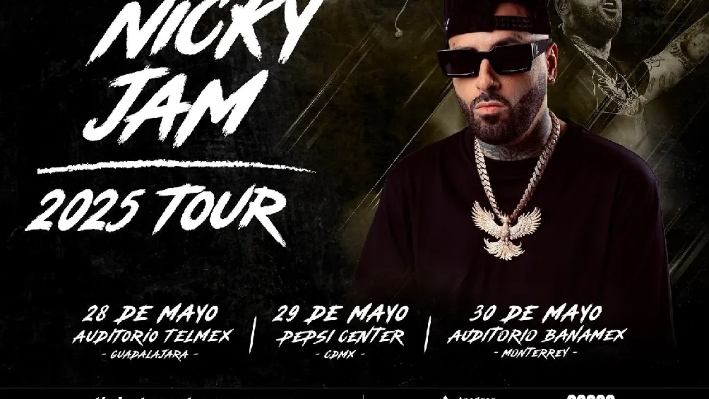 El cantante urbano regresa a México como parte de su tour 2025/Redes Sociales