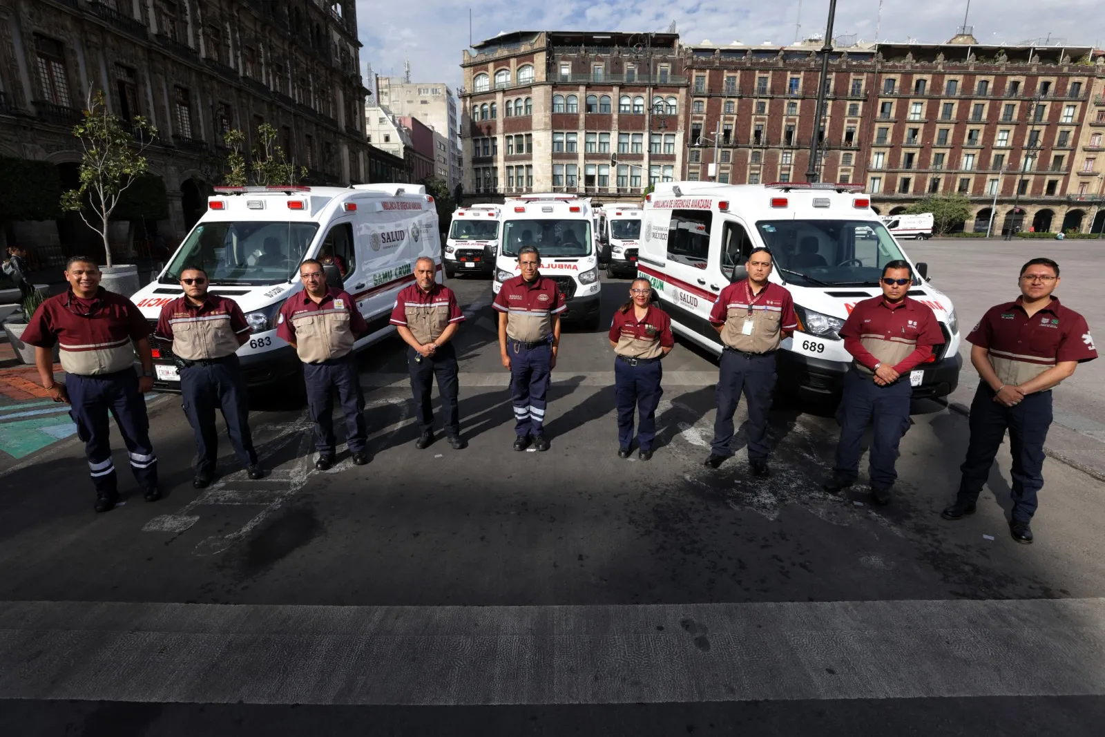 Ambulancias públicas de la CDMX / Secretaría de Salud CDMX