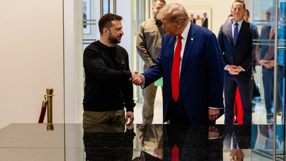 Donald Trump, presidente de Estados Unidos y Volodomír Zelensky presidente de Ucrania / NBC