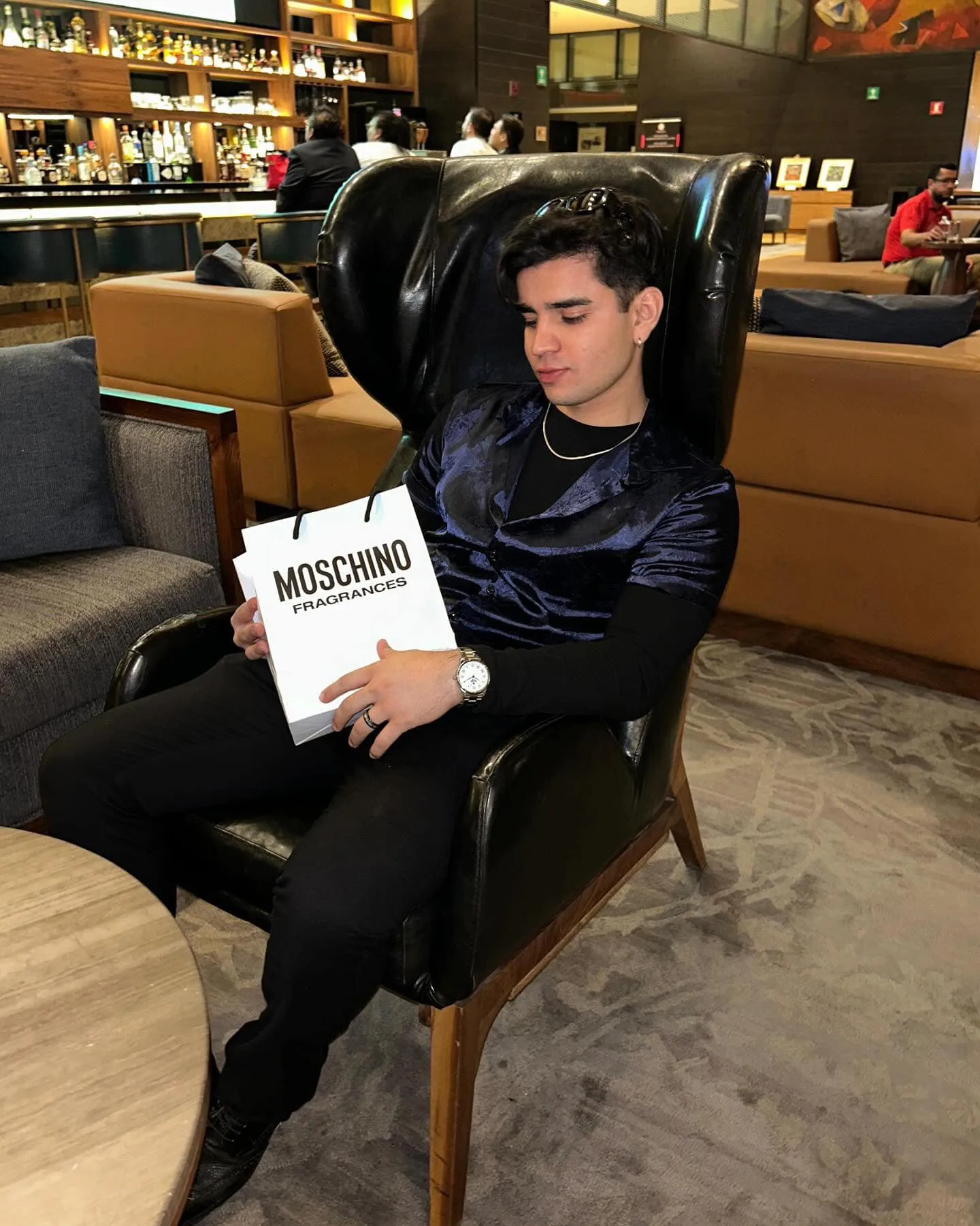 El participante también es todo un socialité / FB: @Aaronmercurioo