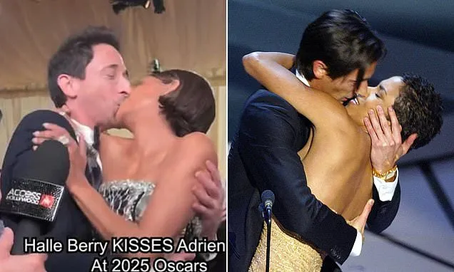 Adrien Brody y Halle Berry en los Oscars / Daily Mail