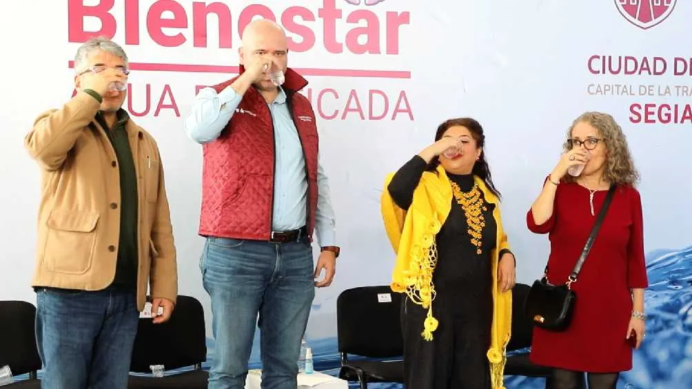 La Jefa de Gobierno Clara Brugada inauguró la primera planta potabilizadora/Gobierno CDMX