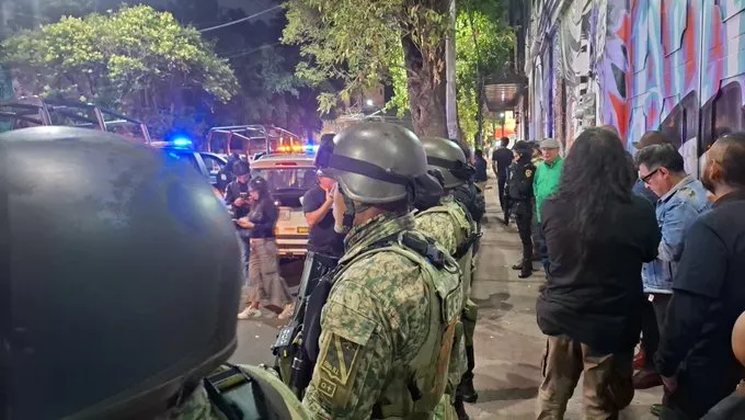 La noche del pasado viernes se presentó el Ejército en el Foro Alicia / Redes Sociales