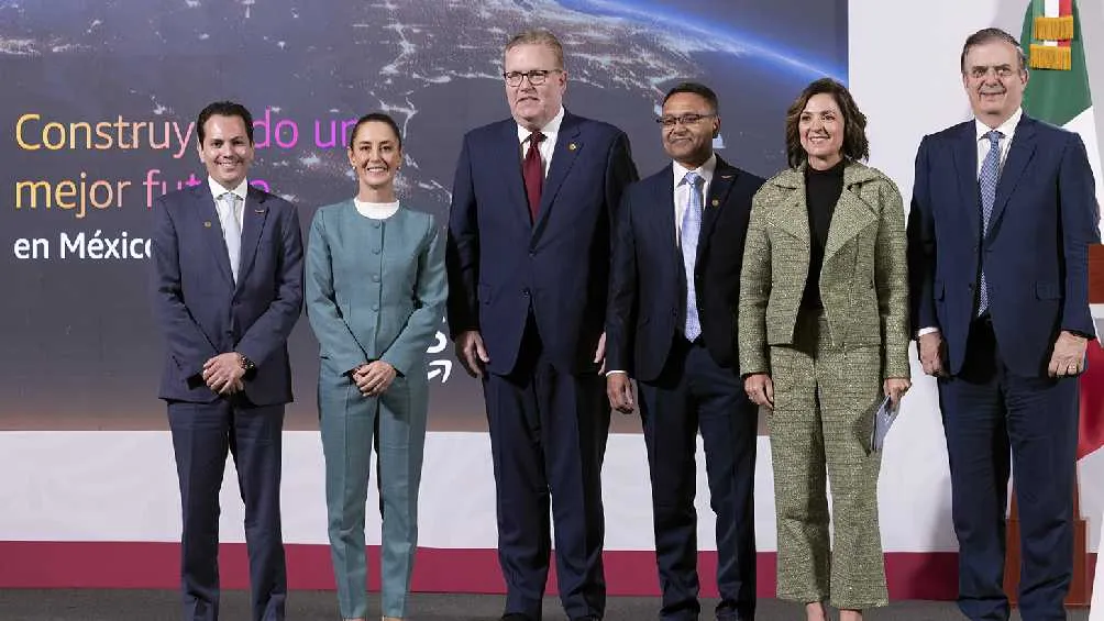 Directivos de Amazon y el Gobierno de México sellaron su colaboración/Presidencia de México