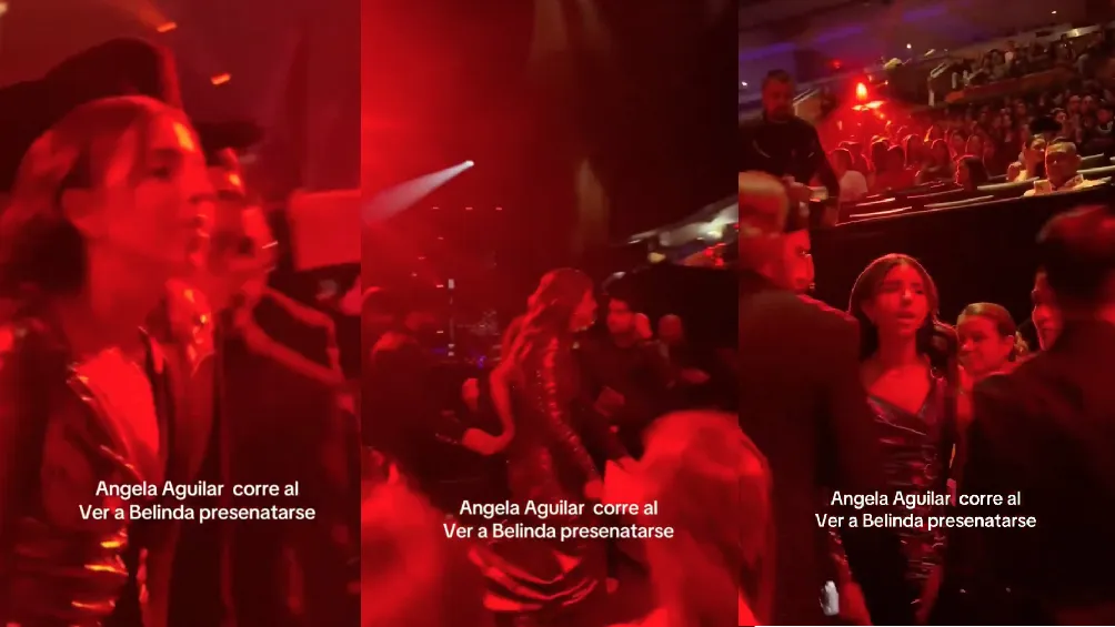 Aquí el momento de su partida ante la presencia de Belinda / Redes Sociales