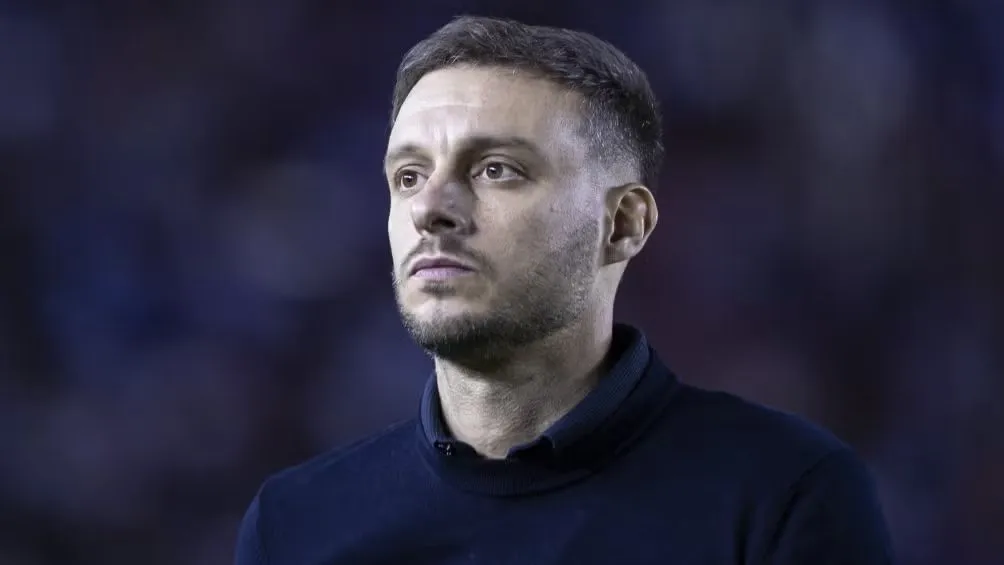 Anselmi en un partido de Cruz Azul