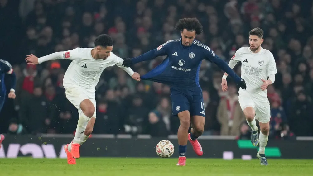 Manchester United y Arsenal en la FA Cup