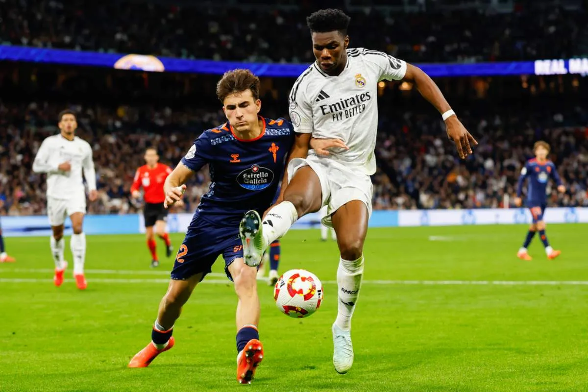 Tchouameni ante Celta de Vigo en Copa del Rey