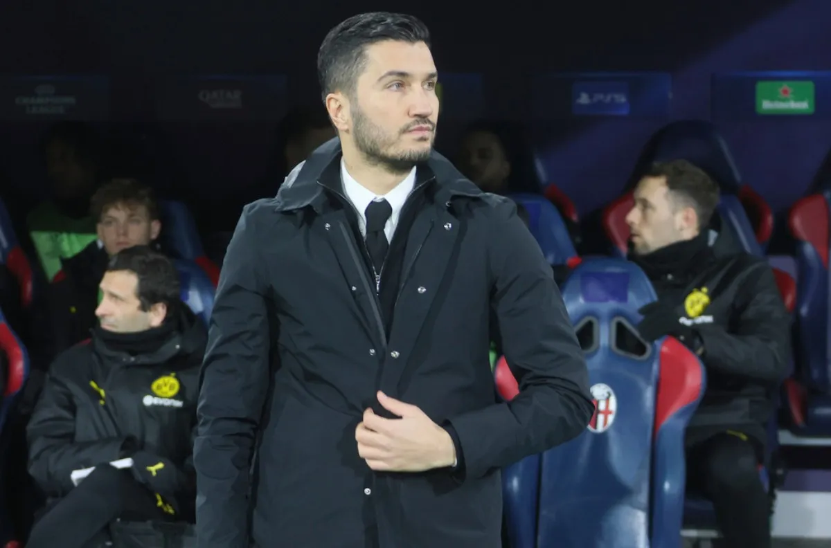Nuri Sahin en el partido contra Bologna de Champions League