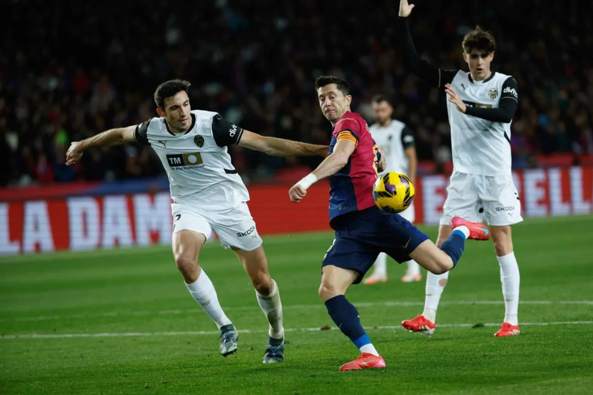 Barcelona goleó a Valencia en su último compromiso