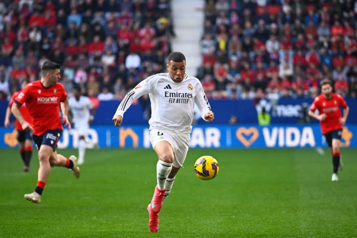 Mbappé hizo el de la ventaja para Real Madrid