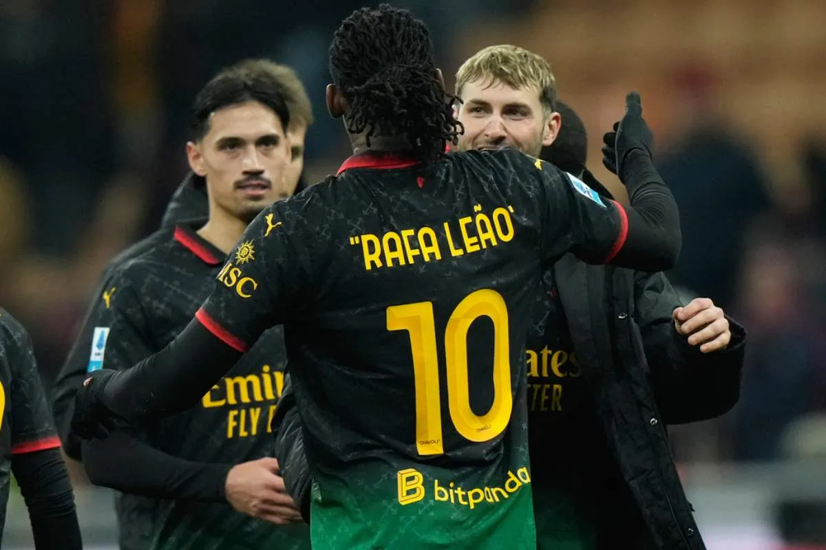 Santi volvió a marcar con AC Milan este sábado en la Serie A