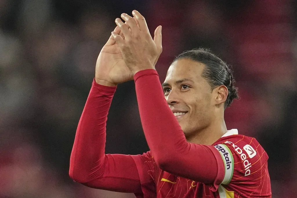 Van Dijk celebra | AP