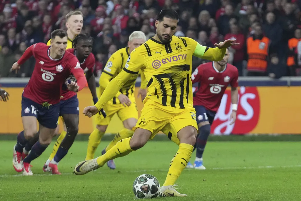 Emre Can empató el partido desde los once pasos