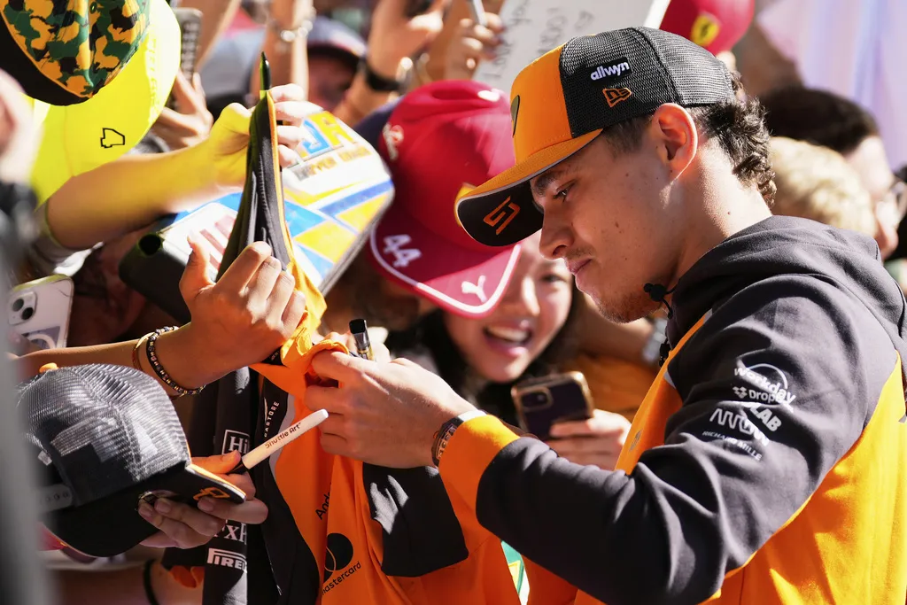 Norris fue el mejor piloto en la primera sesión de prácticas