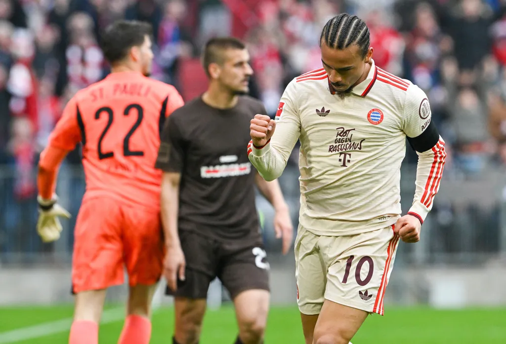 Con un doblete, Sané fue la figura del encuentro