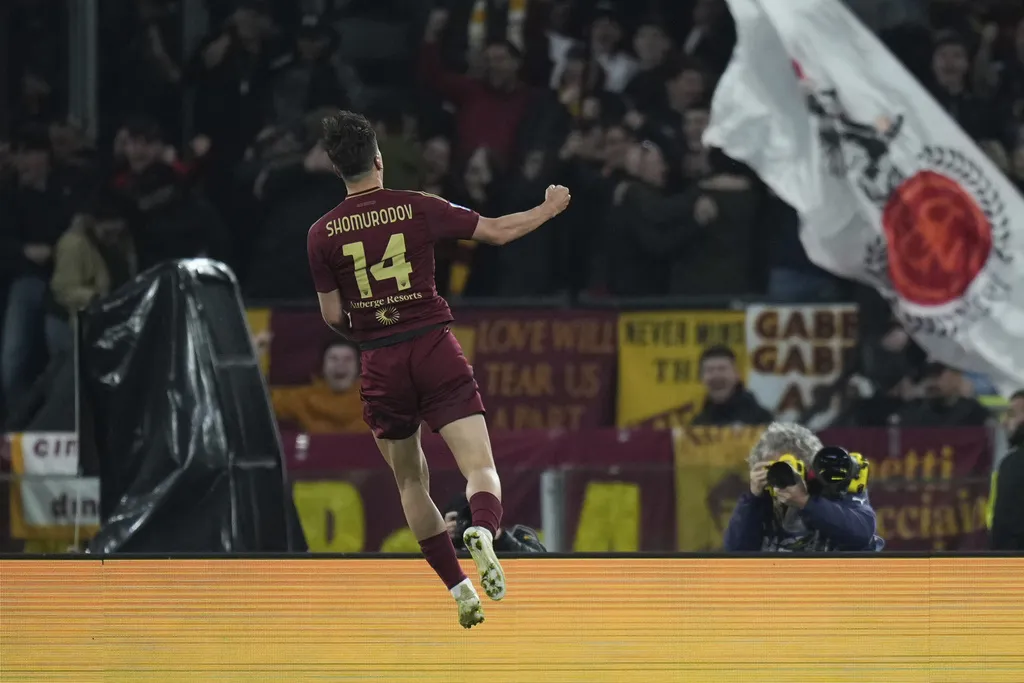 La Roma logró el empate rápidamente en la reanudación