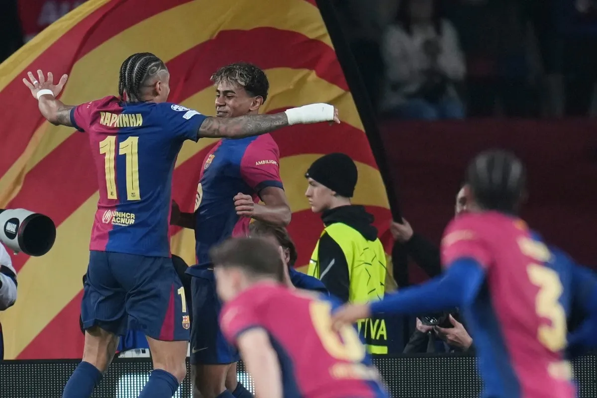 Festejo durante el juego | AP