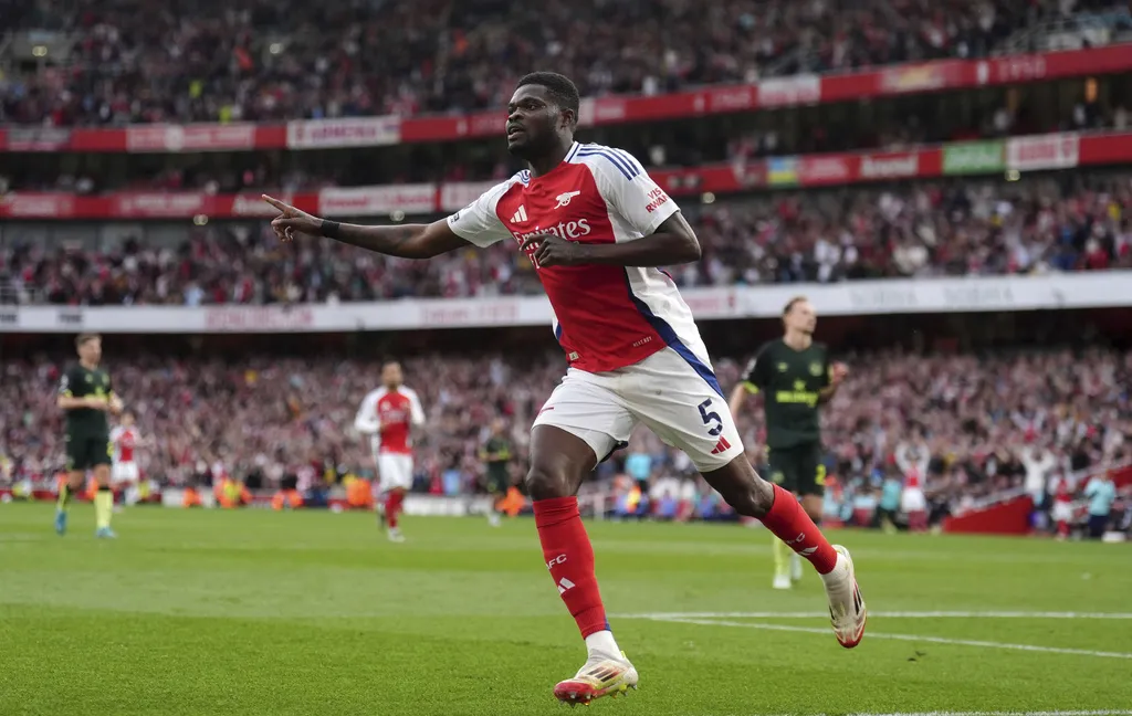 Thomas Partey abrió la cuenta para el Arsenal