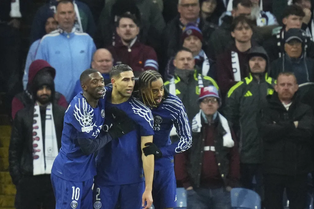 Hakimi hizo el de la ventaja en Villa Park para los parisinos