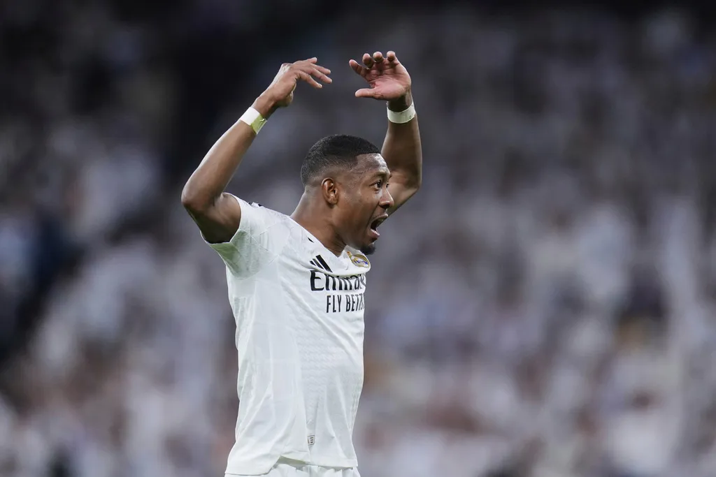 Alaba no la logrado recuperarse al cien por ciento de la rodilla izquierda