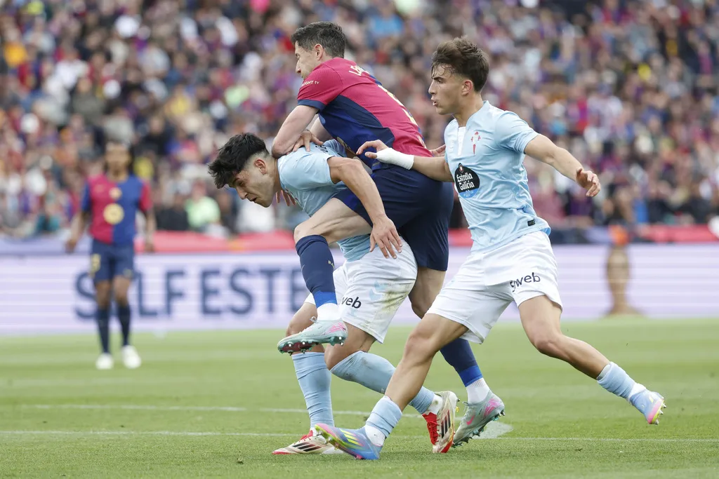 Lewandowski se lesionó ante Celta