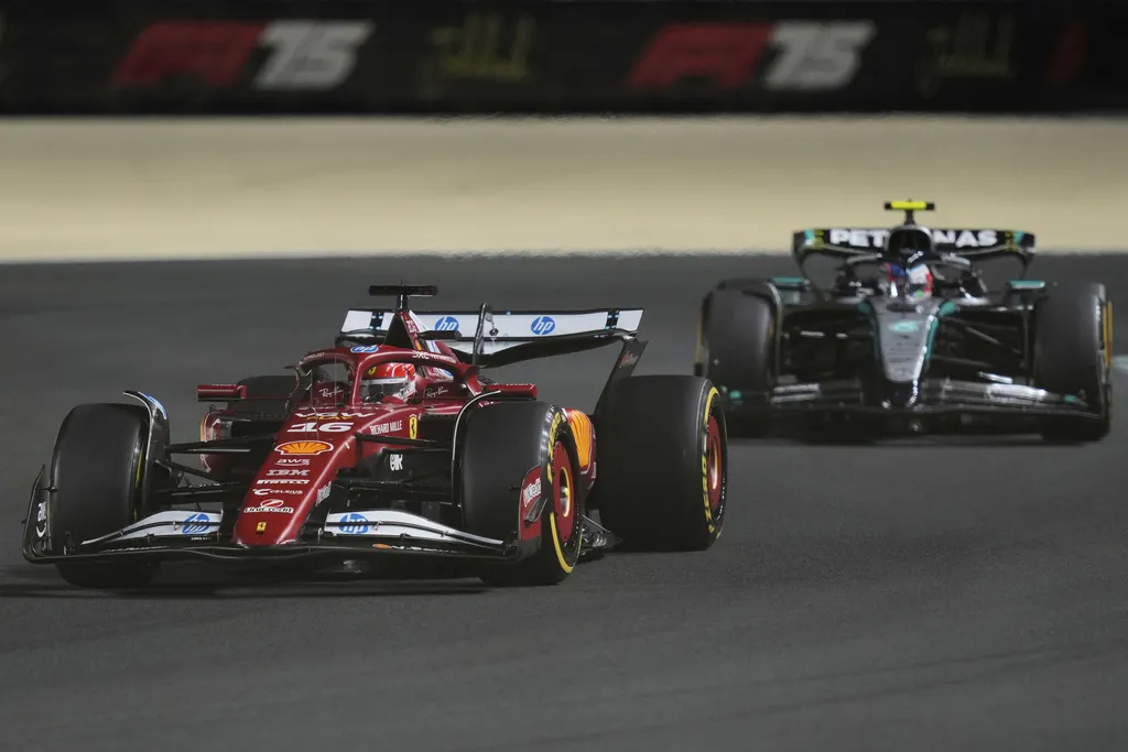 Leclerc también lució en Arabia Saudita