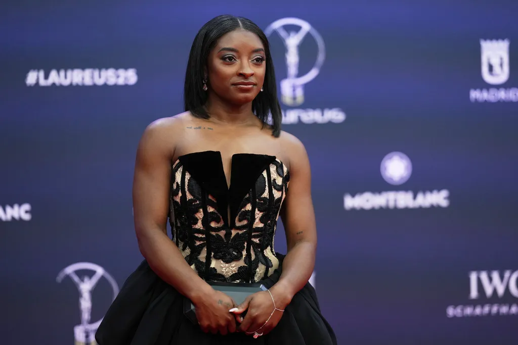 Simone fue elegida como la mejor atleta del año