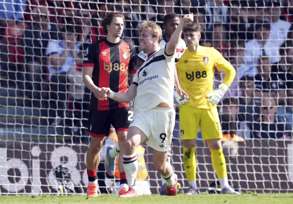 Hojlund logró el empate en el tiempo de compensación