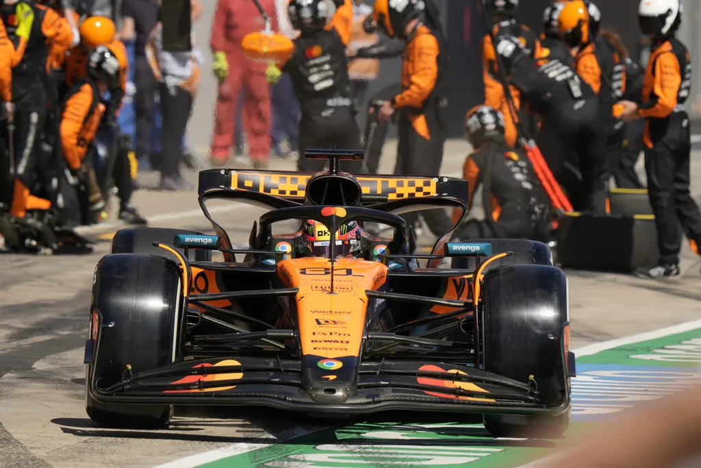 Piastri no pudo defender la pole position