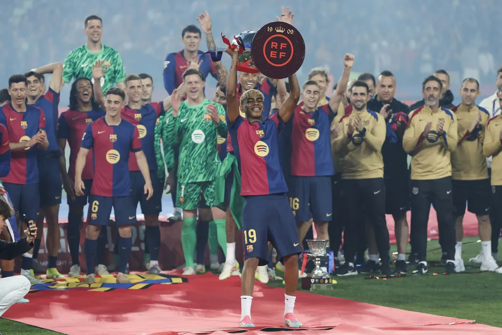 Lamine fue figura del Barça esta temporada