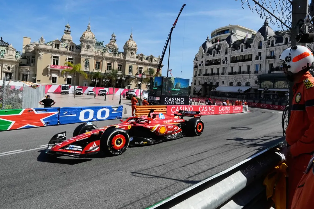 Lecrerc y su Ferrari | AP