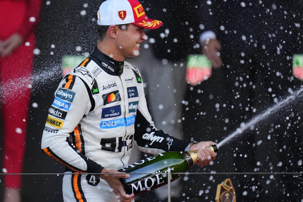 Lando logró una gran victoria en Mónaco